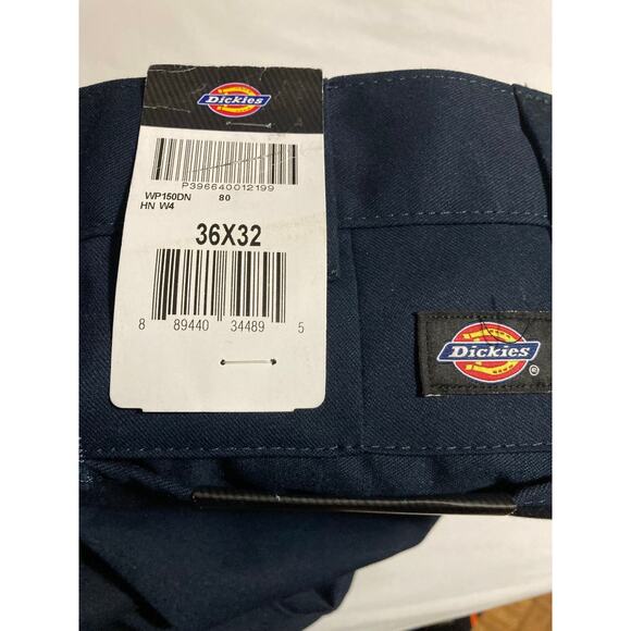 Classic Dickies Work Pants, Navy Blue Sz 36X32 Durable & Reliable - Picture 5 of 7